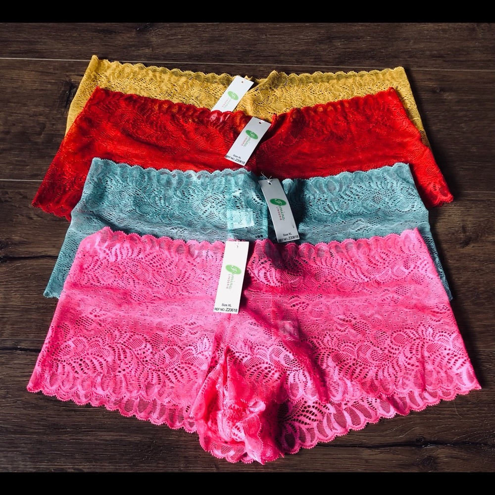 NWT Pretty 2 Piece Lace Panties Bundle-2 SIZES